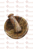 MORTERO DE MÁRMOL 12X5 CM, ESPECIES, PASTILLAS, TÉ