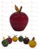 MANZANITA DE PIEDRA ÓNIX EN VARIOS COLORES, 4 CM DE ALTURA