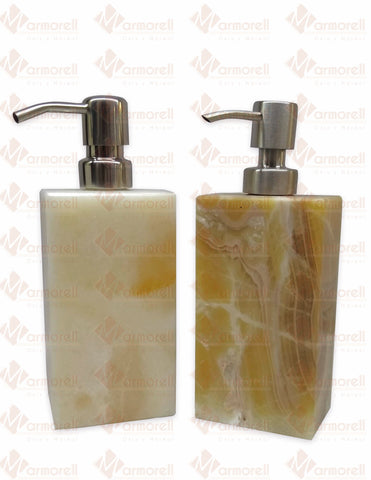 SHAMPUCERA DE PIEDRA DE ONIX NATURAL MOD. RECTO