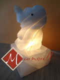 LAMPARITA DE ONIX MODELO ELEFANTE SENTADO