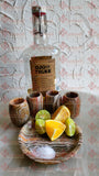 TEQUILEROS BARRILITO DE ONIX ROJO NATURAL