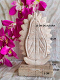 VIRGEN DE GUADALUPE EN PIEDRA DE MARMOL 15 CM