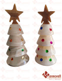 LÁMPARA DE PINO NAVIDEÑO DE 17 CM.
